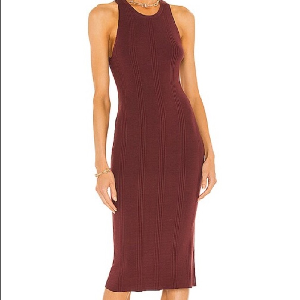 Revolve NWT SIZE Small retail $350 Shelby Bodycon Dress in Marsala